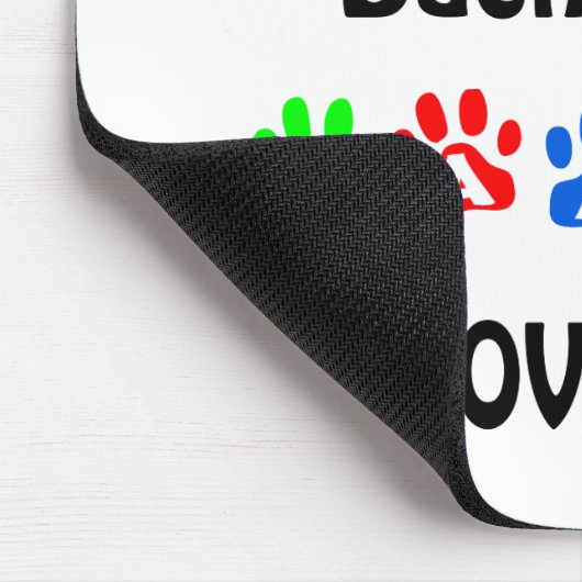 Dackel Walking Design Mousepad (Ecke)