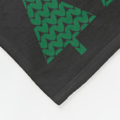 Dackel Wandern in einem Würstchen Wunderland Fleecedecke (Ecke)