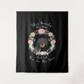 Dackel Wandteppich (Vorderseite)