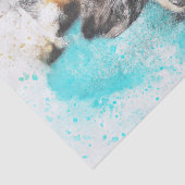 Dackel Wasserfarbenthebung Seidenpapier (Detail)