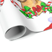 Dackel Weihnachten froh Geschenkpapier (Rolleneckpunkt)