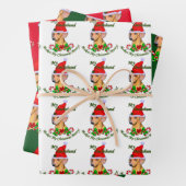 Dackel Weihnachten froh Geschenkpapier Set (Beispiel)