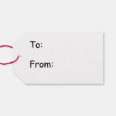 Dackel Weihnachten Geschenkanhänger (Rückseite Horizontal)