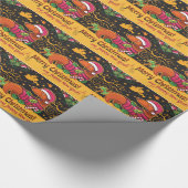 Dackel-Weihnachten Geschenkpapier (Ecke)