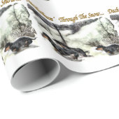 Dackel Weihnachten Geschenkpapier (Rolleneckpunkt)