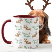 Dackel Weihnachten Merry & Bright Dackel Hund Tasse