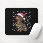 Dackel Weihnachten Mousepad (Mit Mouse)