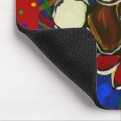 Dackel Weihnachten Mousepad (Ecke)