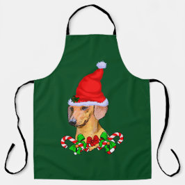 Dackel Weihnachten Schürze