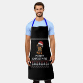 Dackel Weihnachten Schürze (Getragen)