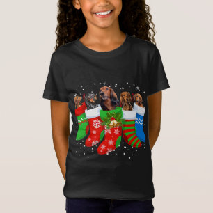 Dackel Weihnachten Shirt Dackel Dog Niedlich Socke