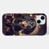 Dackel Weihnachts-Case-Mate iPhone Case (Rückseite (Horizontal))