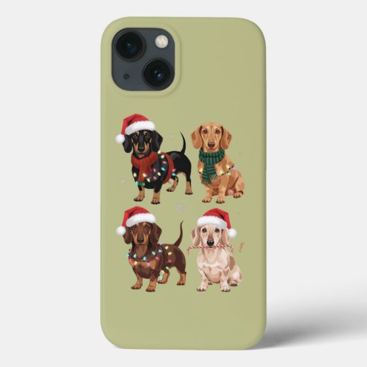 Dackel Weihnachts-Hund Mama Lover Xmas Geschenk Case-Mate iPhone Hülle (Rückseite)