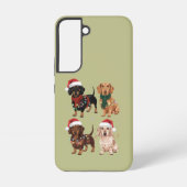 Dackel Weihnachts-Hund Mama Lover Xmas Geschenk Samsung Galaxy Hülle (Rückseite)