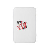 Dackel Weihnachts-Shirt _ Funny Feliz Naughty Do Badematte (Vorderseite Vertikal)