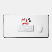 Dackel Weihnachts-Shirt _ Funny Feliz Naughty Do Schreibtischunterlage (Tastatur & Maus)