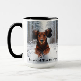 Dackel Weihnachts Tasse Cup