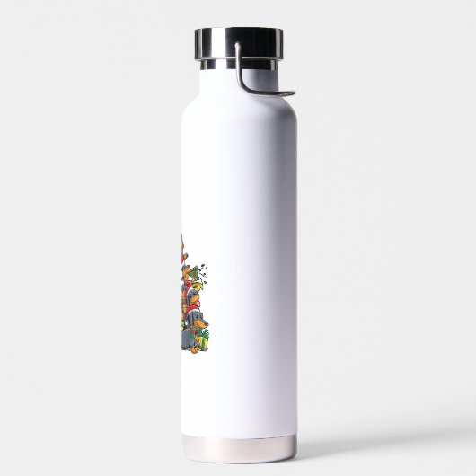 Dackel Weihnachtsbaum Dog Weihnachtsjunge Mädchen Trinkflasche (Links)