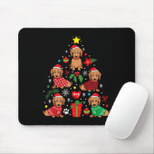 Dackel Weihnachtsbaum Ornament Funny Würstchen Hun Mousepad (Mit Mouse)