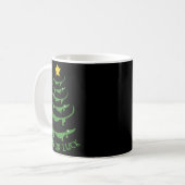 Dackel Weihnachtsbaum Weiner Dog Mama Vater Xmas P Kaffeetasse (Vorderseite Links)