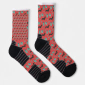 Dackel Weihnachtsgeschenk für Dackel Liebhaber Hun Socken (Rechts)