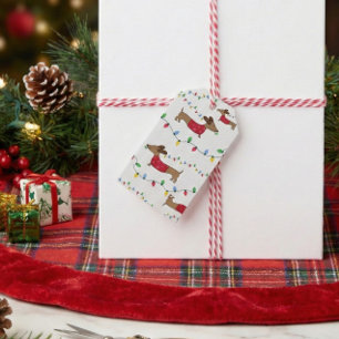 Dackel Weihnachtsgeschenk Tags Dackel Weihnachtsbe Geschenkanhänger