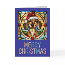 Dackel Weihnachtsglas