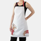 Dackel Weihnachtshund gemütliche Pullover mit Lich Schürze (InSitu)