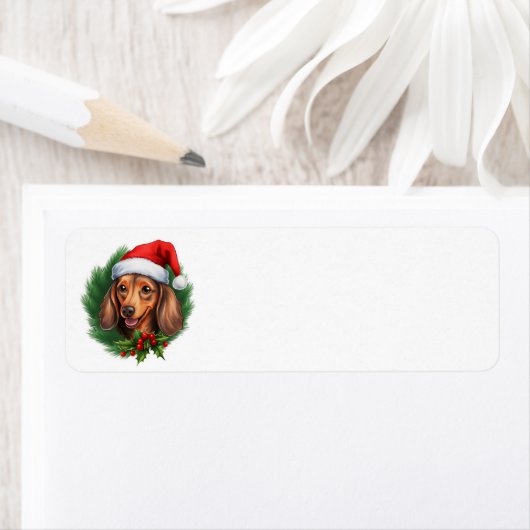 Dackel Weihnachtskranz (Insitu)