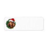 Dackel Weihnachtskranz (Vorne)