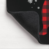 Dackel Weihnachtsmannmütze Hund über Weihnachten Mousepad (Ecke)