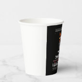 Dackel Weihnachtssüßer Oversifizierter T - Shirt Pappbecher (Rechts)