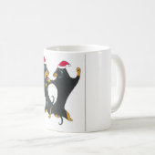 Dackel-WeihnachtsTasse Kaffeetasse (VorderseiteRechts)