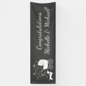 Dackel Weiner Dog Baby Shower Gender Neutral Banner (Vertikal)
