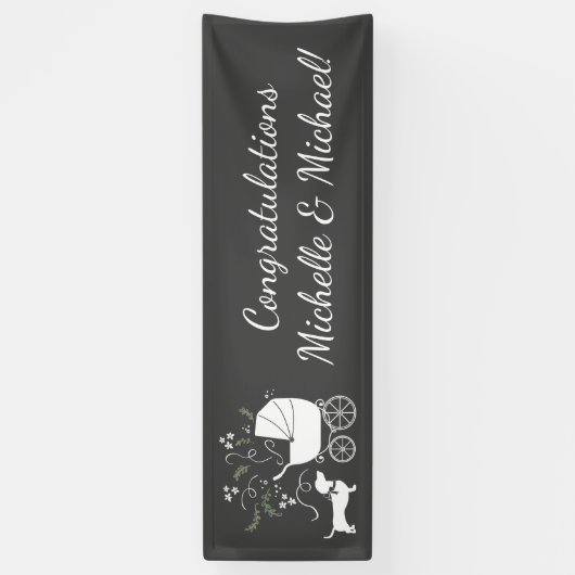 Dackel Weiner Dog Baby Shower Gender Neutral Banner (Vertikal)