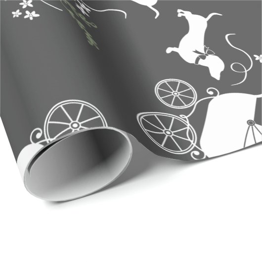 Dackel Weiner Dog Baby Shower Gender Neutral Geschenkpapier (Rolleneckpunkt)