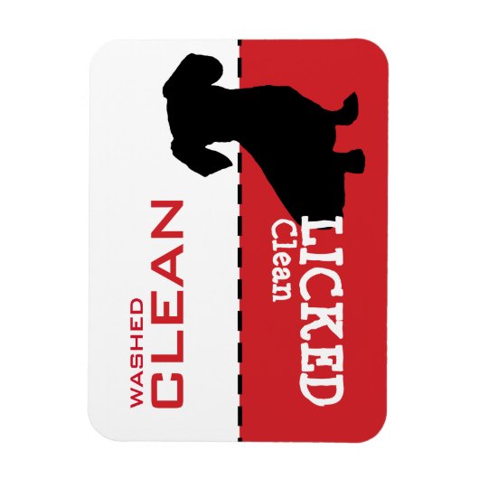 Dackel Weiner Dog Dishwasher Magnet-Zeichen Magnet (Vertikal)
