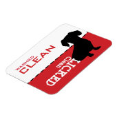 Dackel Weiner Dog Dishwasher Magnet-Zeichen Magnet (Linke Seite)