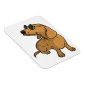 Dackel Weiner Dog Sun Glasses Magnet (Rechte Seite)
