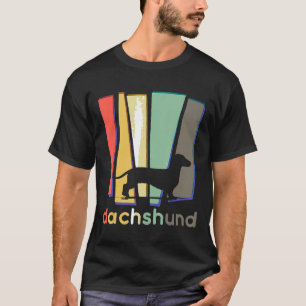 Dackel Weiner Dog Vintag Retro Mutter Vater Gesche T-Shirt