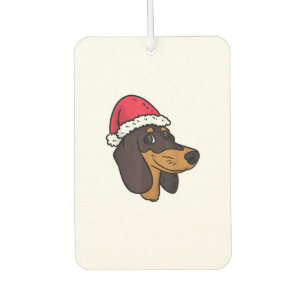 Dackel Weiner Dog Weihnachten Autolufterfrischer