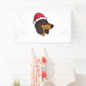 Dackel Weiner Dog Weihnachten Banner (Insitu)