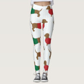 Dackel "Weiner Hunde" Leggings (Vorderseite)