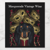 DACKEL WEINETIKETT (Einzelnes Label)