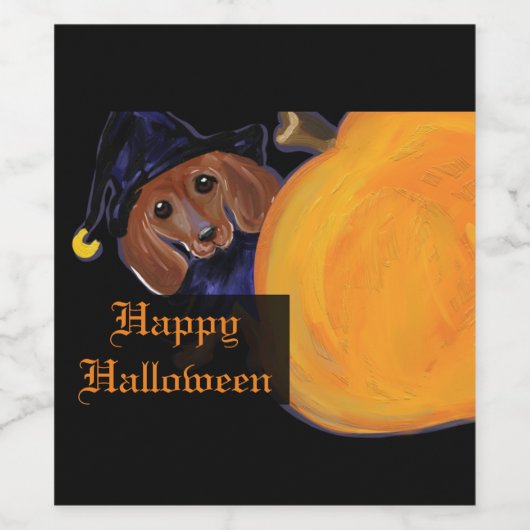 DACKEL WEINETIKETT (Einzelnes Label)