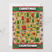 Dackel Welpe Countrydowns Weihnachtsfest Feiertagskarte (Vorderseite)