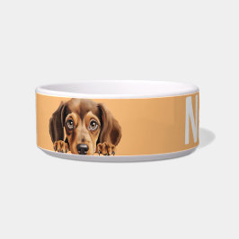 Dackel Welpe Hund Disc Bowl Napf