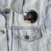 Dackel-Welpe niedlich Button (Beispiel)