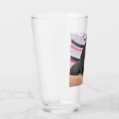 Dackel-Welpe niedlich Glas (Rechts)