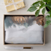 Dackel Welpe Wasserfarbe Seidenpapier (Geschenk)